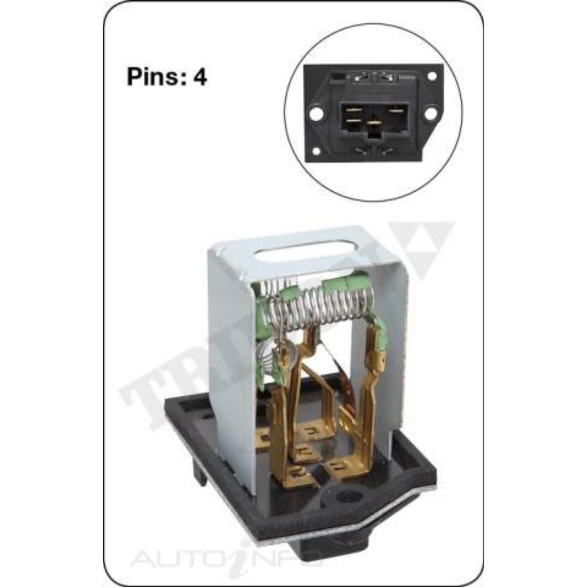 TRIDON HEATER FAN RESISITOR, , scanz_hi-res