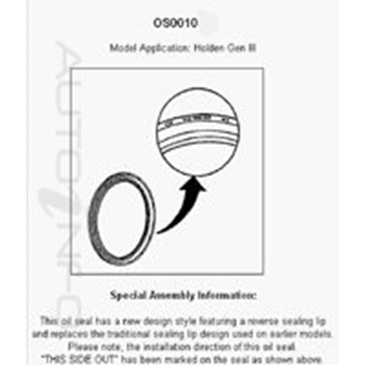 OIL SEAL GEN III REAR, , scanz_hi-res