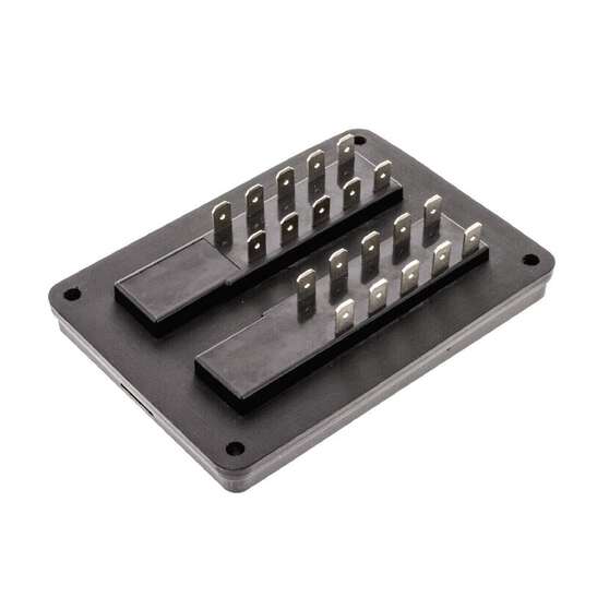 10 WAY FUSE BOX W/PROOF ATS STANDARD BLADE CLIP COVER LED **REPLACES 54445BL **, , scanz_hi-res