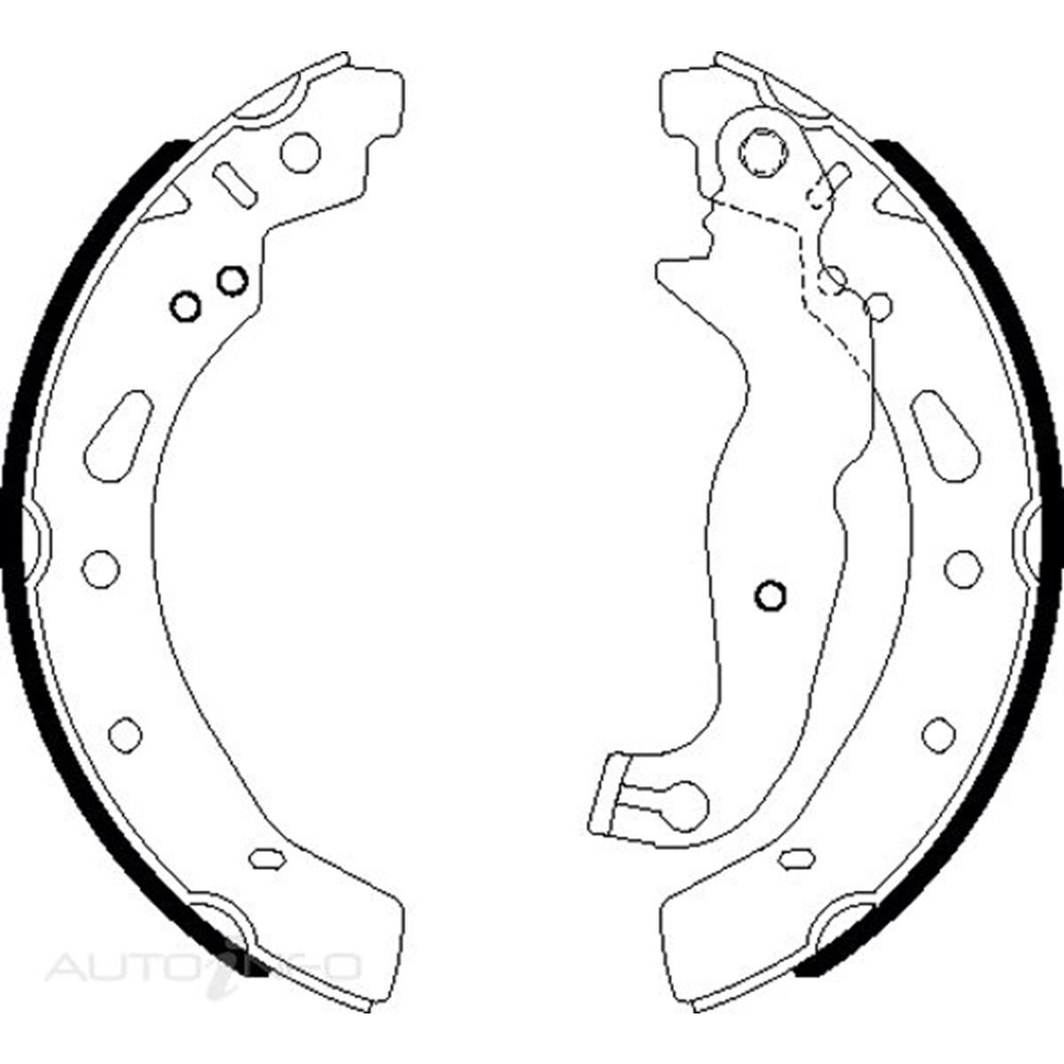 BENDIX BRAKE SHOES, , scanz_hi-res