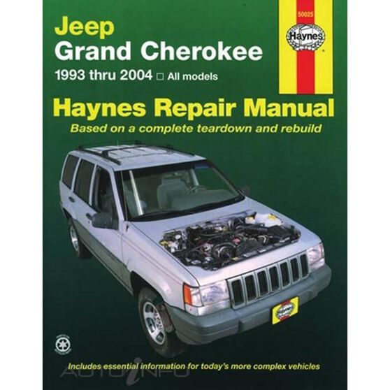 JEEP GRAND CHEROKEE HAYNES REPAIR MANUAL COVERING ALL MODELS (1993 THRU 2004), , scanz_hi-res