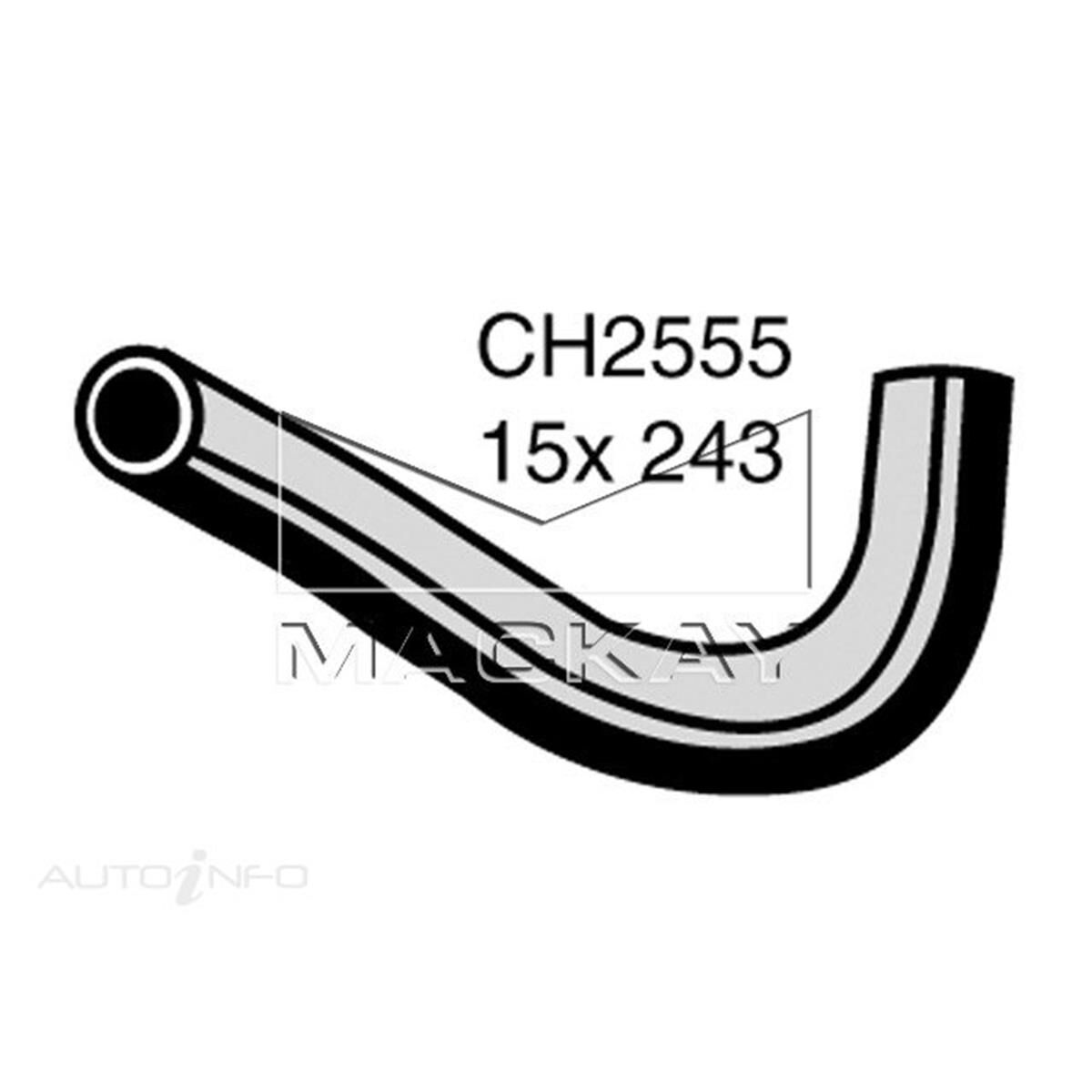 HEATER HOSE  - FORD COURIER PD - 2.5L I4  DIESEL - MANUAL & AUTO, , scanz_hi-res