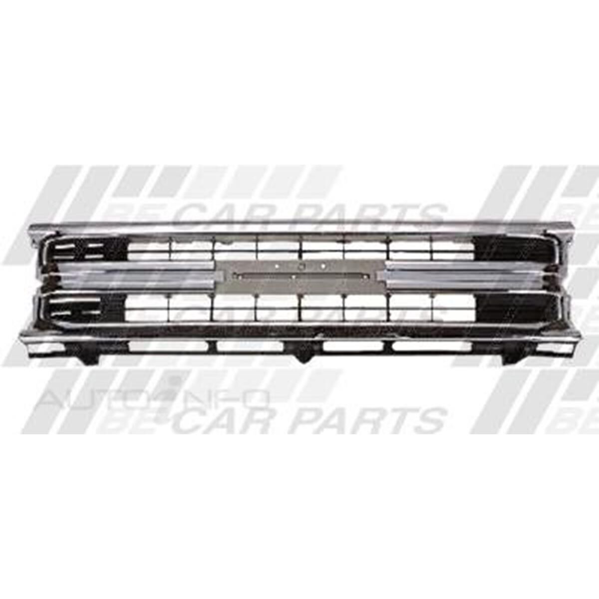 GRILLE - CENTRE - CHROME/SILVER/BLACK, , scanz_hi-res