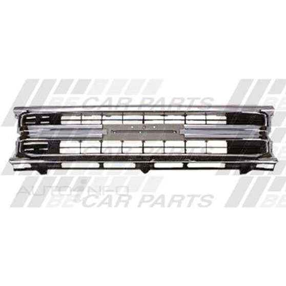 GRILLE - CENTRE - CHROME/SILVER/BLACK, , scanz_hi-res