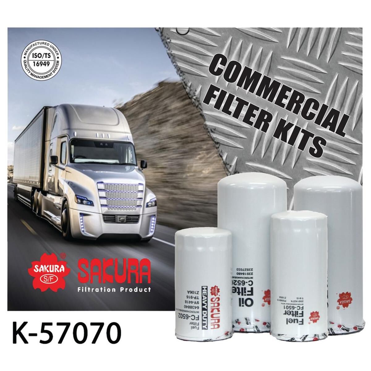 TRUCK FILTER KIT CUMMINS SERIES 60 NON-EGR, , scanz_hi-res