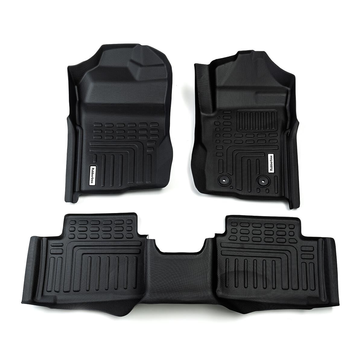 DEEP DISH CAR MATS FOR FORD RANGER NEXT GEN 2022 ONWARDS SUPER CAB XLT, , scanz_hi-res