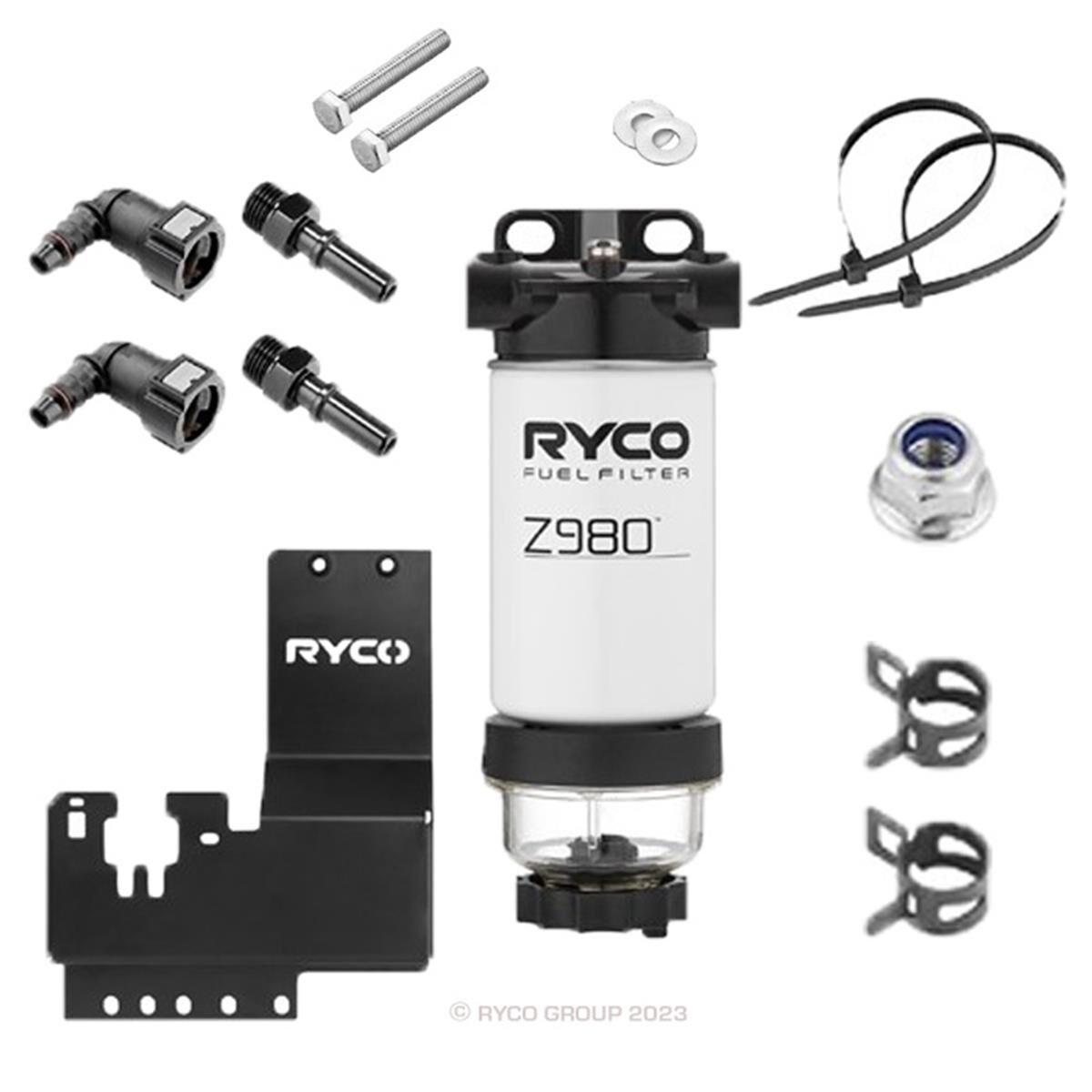 RYCO 4X4 UPGRADE FUEL WATER SEPARATOR KIT, , scanz_hi-res