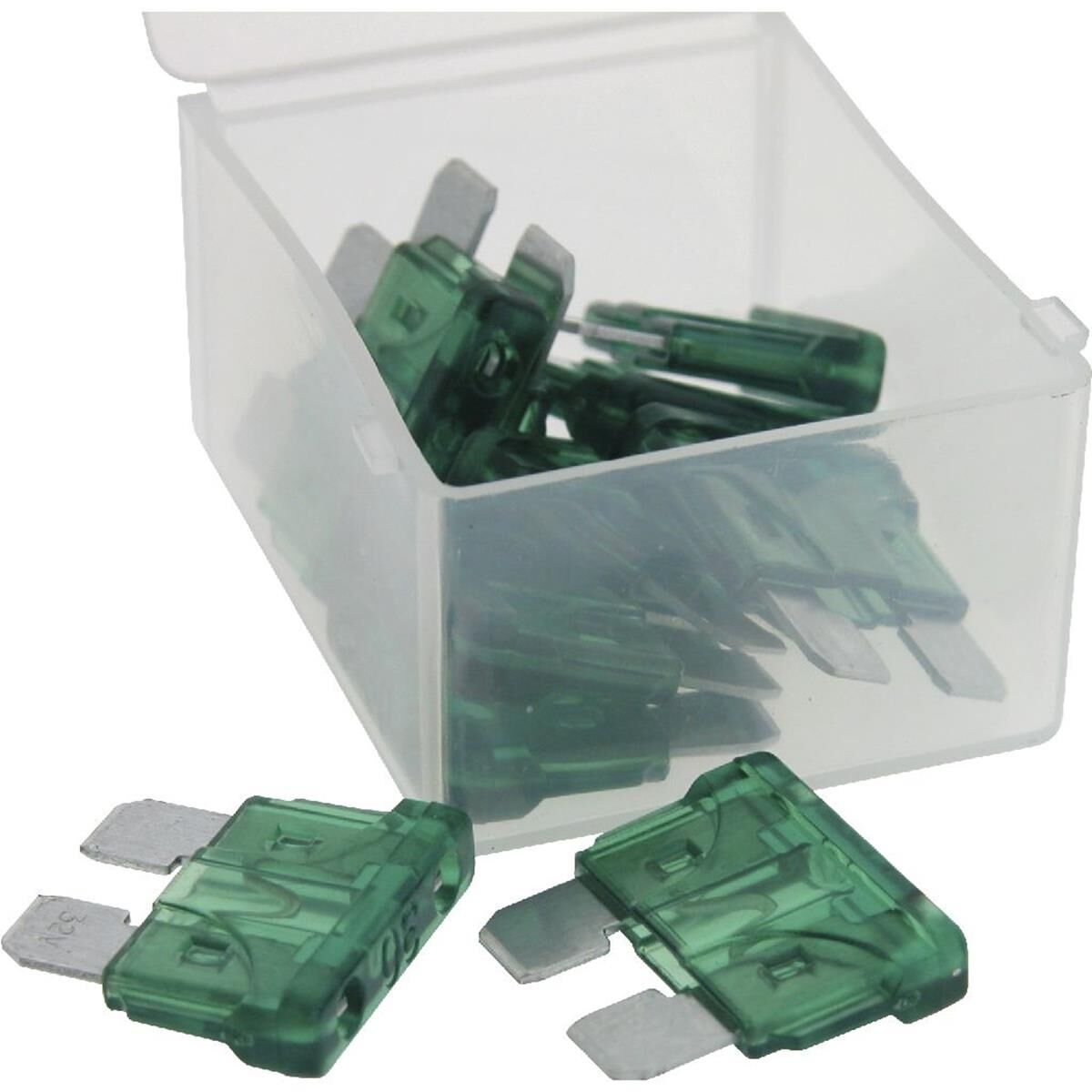 PKT 10 BLADE FUSE 30AMP, , scanz_hi-res