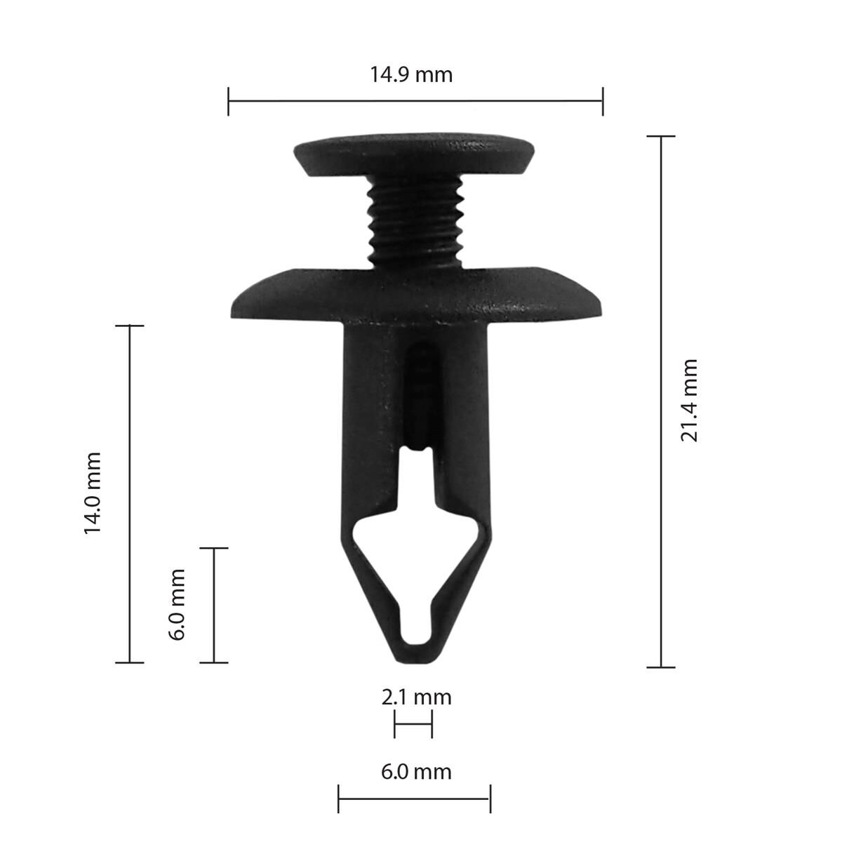 Mitsubishi/Universal - pack of 25 car clips, , scanz_hi-res