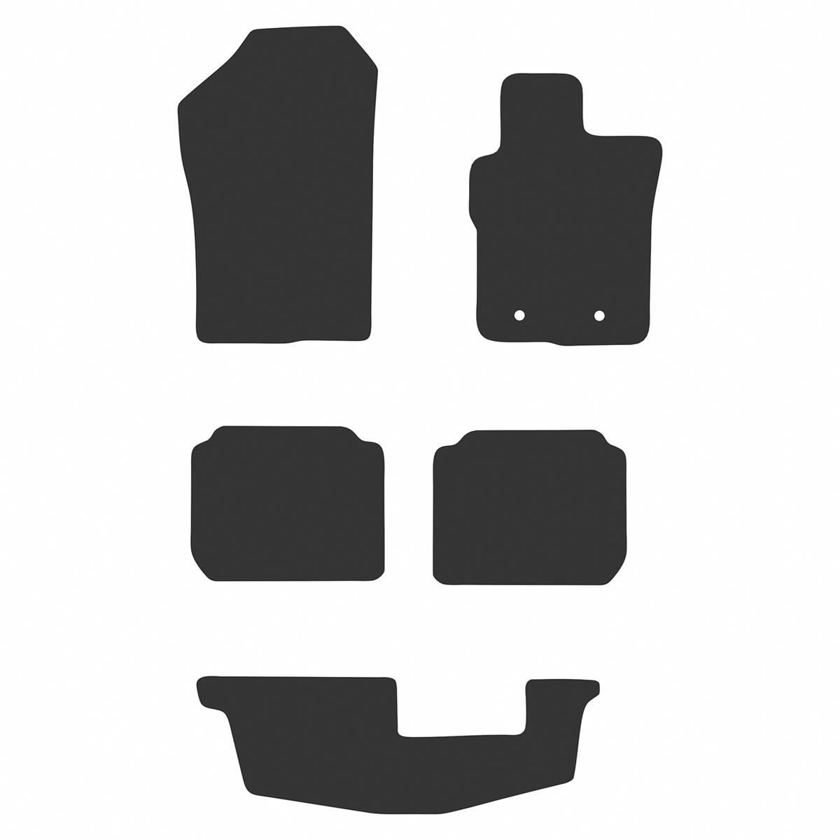 EXECUTIVE RUBBER CAR MATS FOR FORD EVEREST (3RD GEN) 2022 ONWARDS, , scanz_hi-res