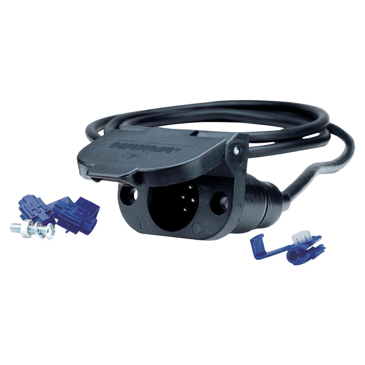 7 Pin Small Round Plastic Trailer Socket Kit Supercheap Auto New Zealand