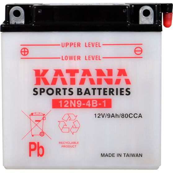 12N9-4B-1 Katana Motorcycle Battery, , scanz_hi-res