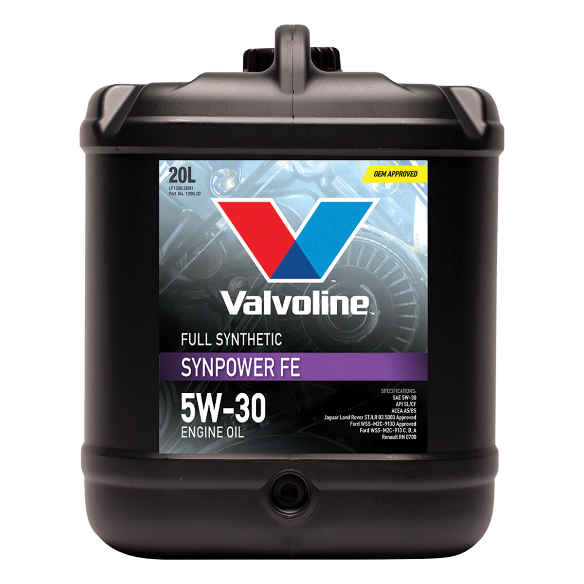 VALVOLINE SYNPOWER FE 5W30 20L, , scanz_hi-res