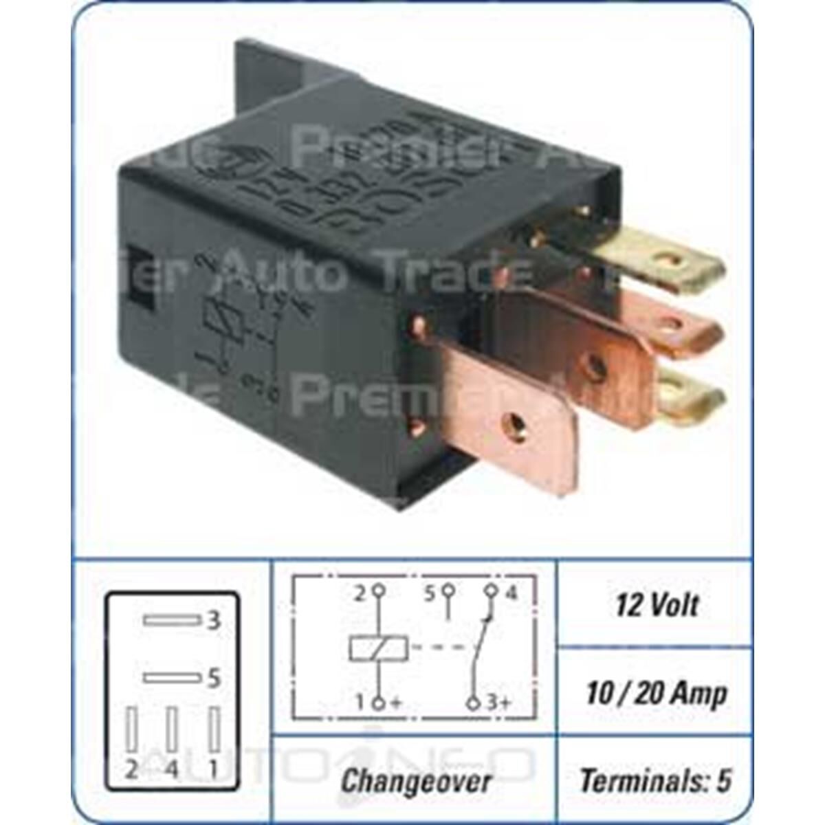 SMALL 5PIN RLY 10/20A 12V, , scanz_hi-res