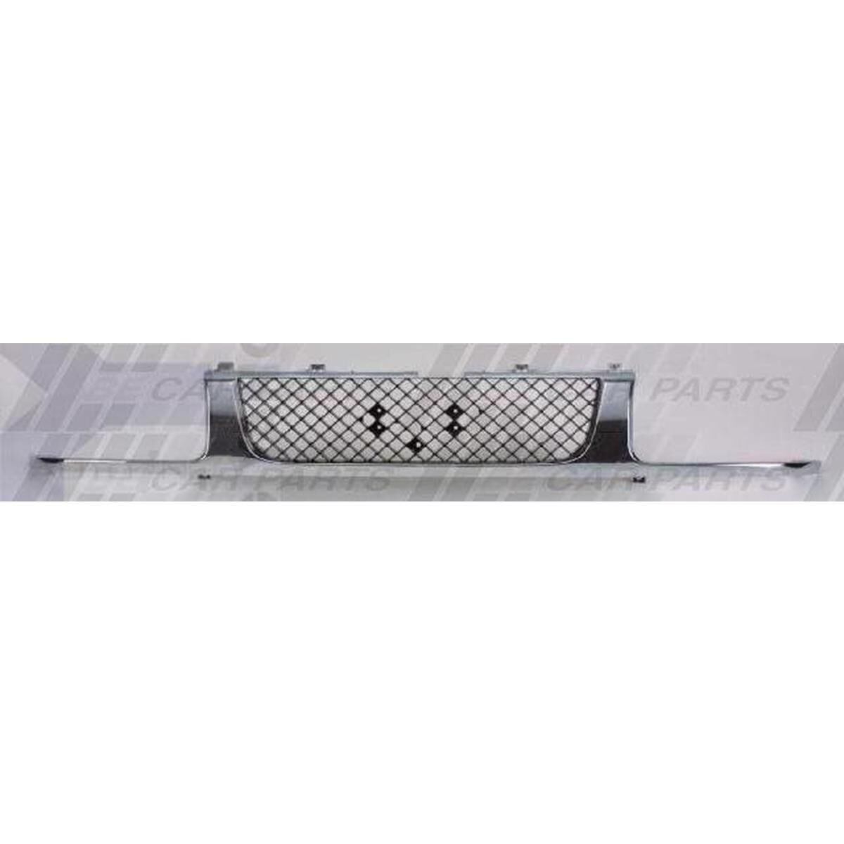 GRILLE - CHROME/BLACK - NO BEZELS, , scanz_hi-res