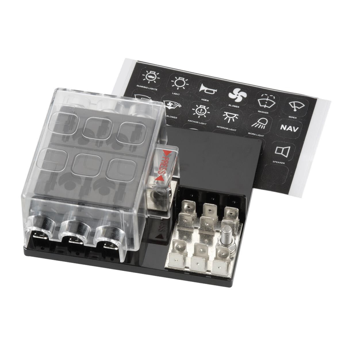 FUSE HOLD 6 WAY WITH SINGLE GROUNDING, , scanz_hi-res