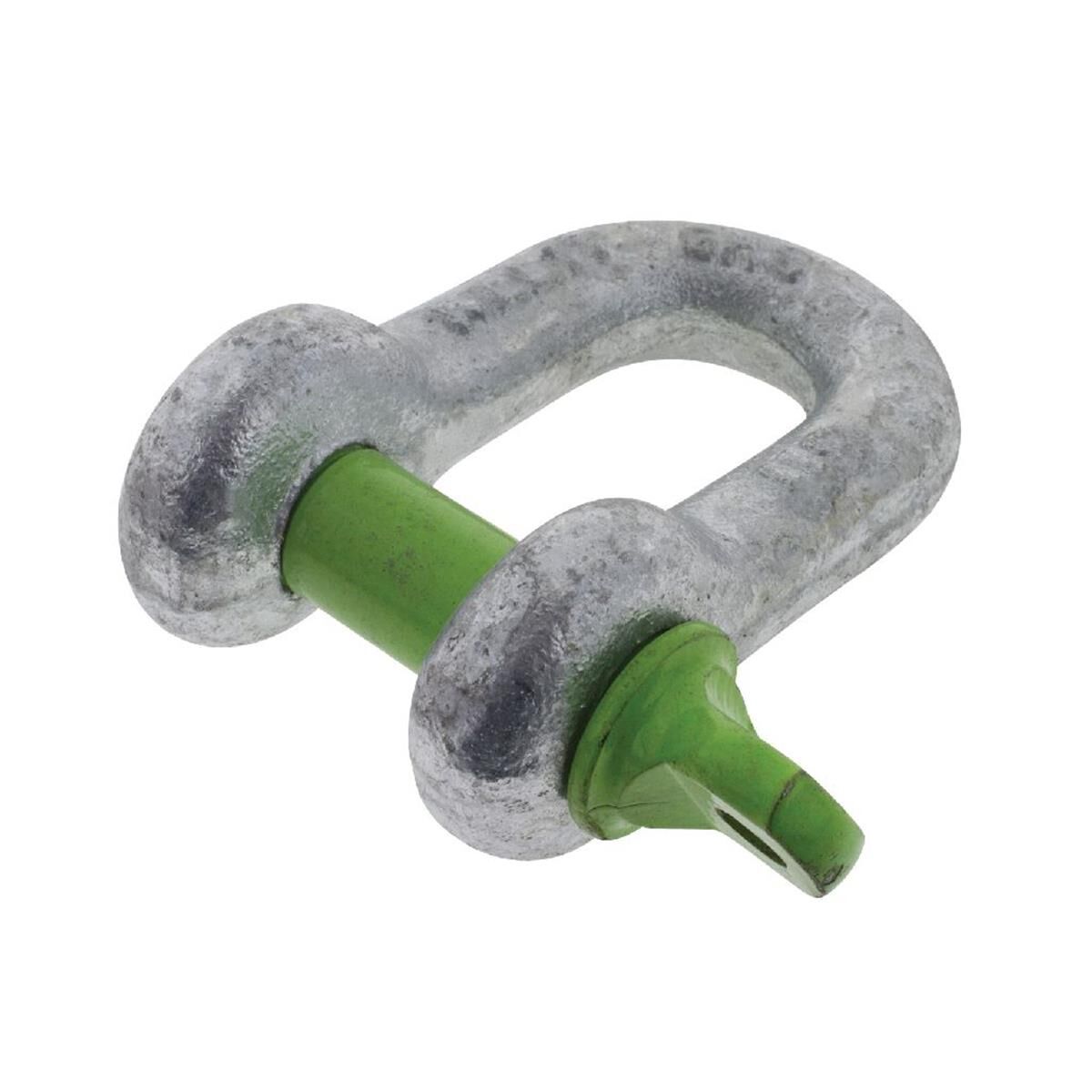 PKT 1 D SHACKLE 10mm RATED TO 1000kg GALVANISED DROP FORGED  HULK 4x4, , scanz_hi-res