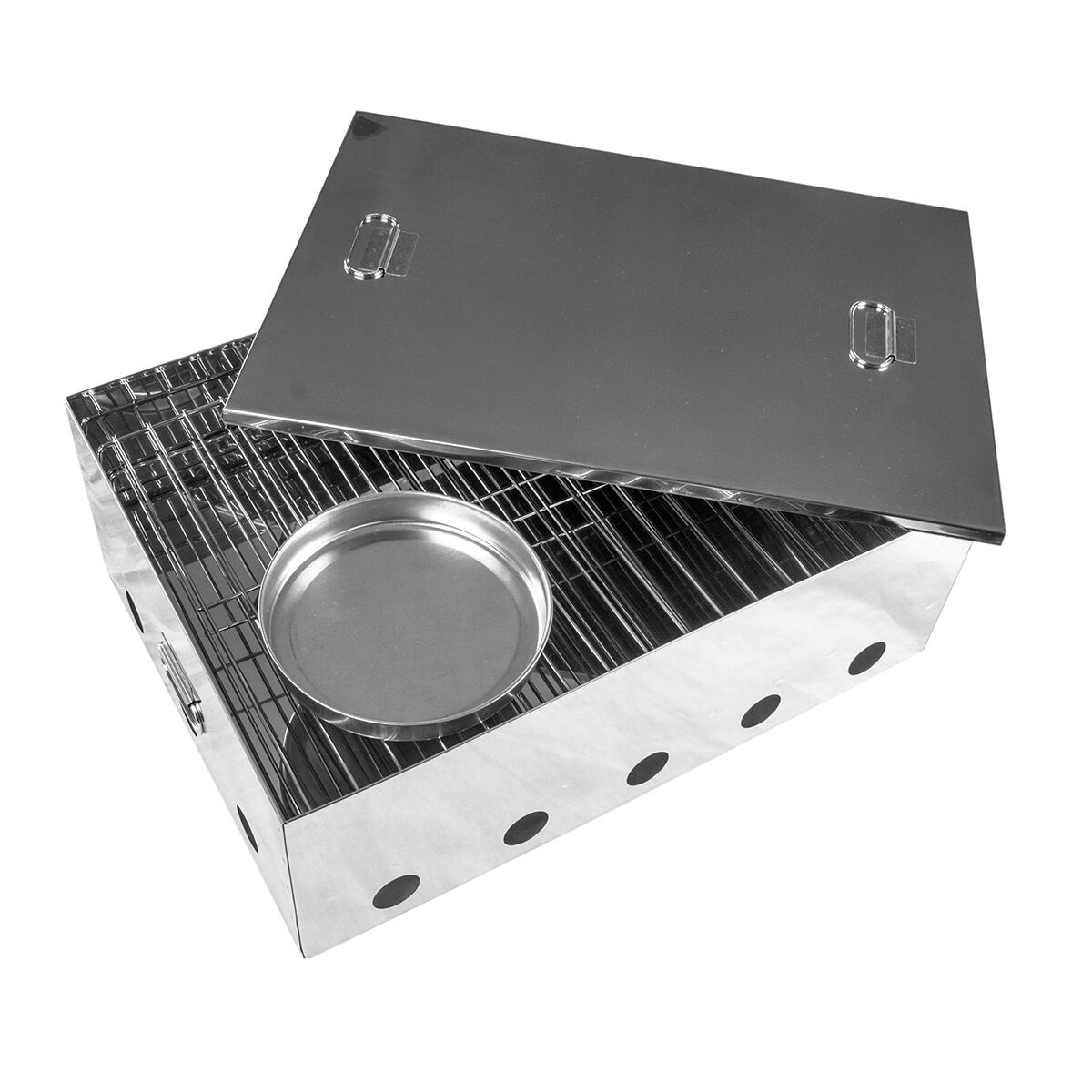 SMOKER SMALL S/STEEL KIWI SIZZLER*, , scanz_hi-res