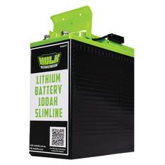 100Ah SLIMLINE LITHIUM BATTERY LifePo4 12V 551mm x 110mm x 240mm 12.5kg, , scanz_hi-res