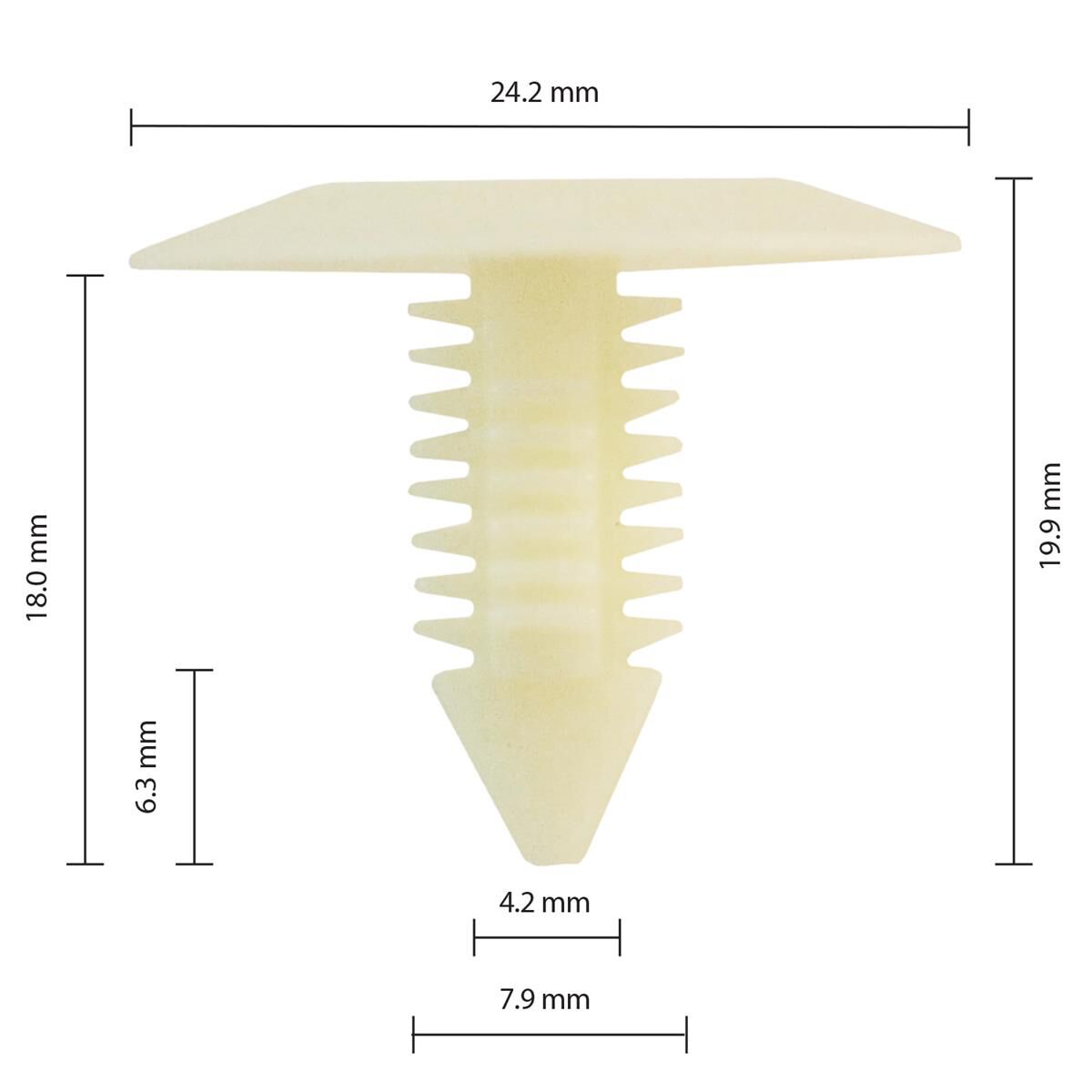 GM - pack of 25 car clips, , scanz_hi-res