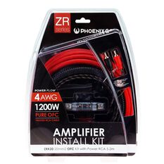 AMPLIFIER KIT 4GA/20MM OFC 1200W WITH POWER RCA 5.2M, , scanz_hi-res