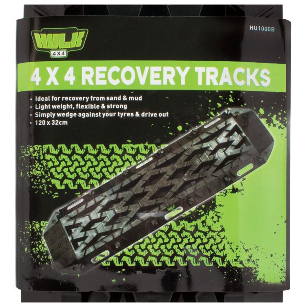 HULK 4X4 RECOVERY TRACK BLACK, , scanz_hi-res