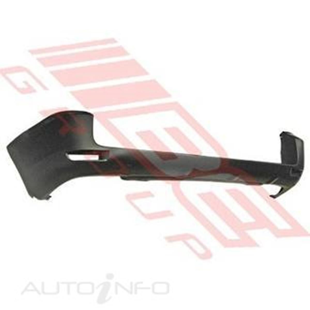 REAR BUMPER - PRIMED - BLACK - W/O FLARE HOLE, , scanz_hi-res