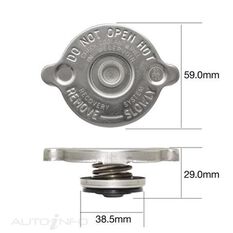 TRIDON RECOVERY RADIATOR CAP (TRS12), , scanz_hi-res