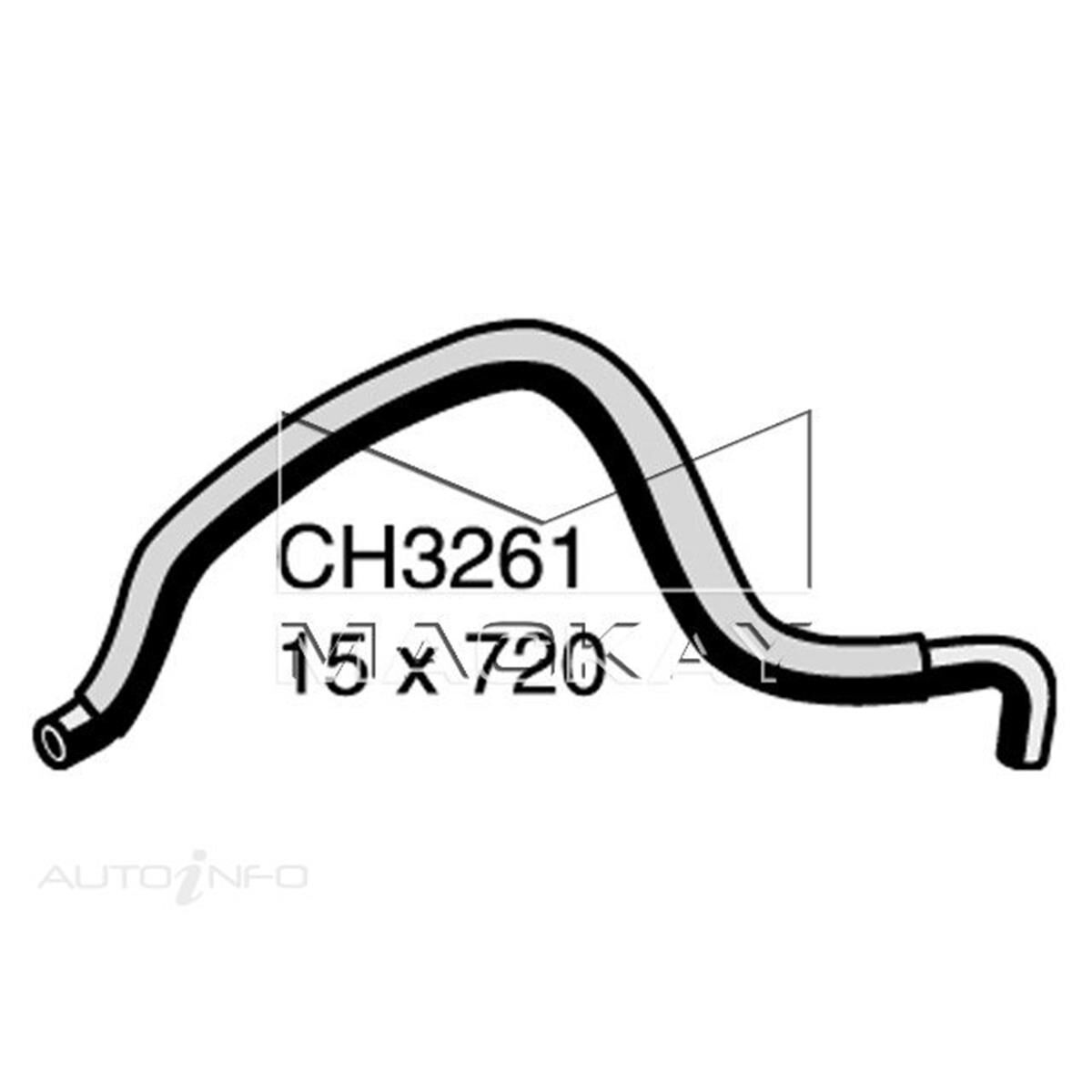 HEATER HOSE  - MAZDA TRIBUTE YU - 2.0L I4  PETROL - MANUAL & AUTO, , scanz_hi-res