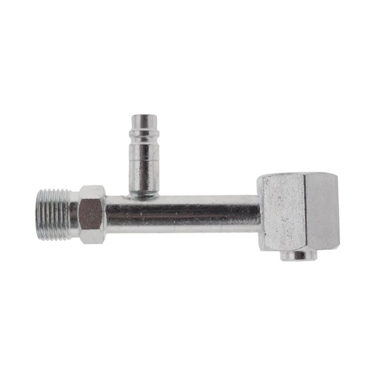 FITT CATERPILLAR #10 PAD MIOR LOW SIDE R134A SERVICE PORT, , scanz_hi-res