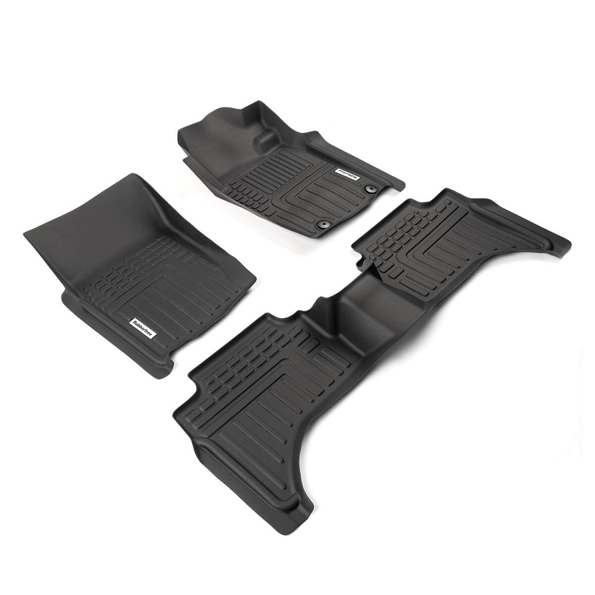 DEEP DISH FLOOR LINERS FOR MITSUBISHI TRITON (5TH GEN) 2015+ DUAL CAB FULL SET, , scanz_hi-res
