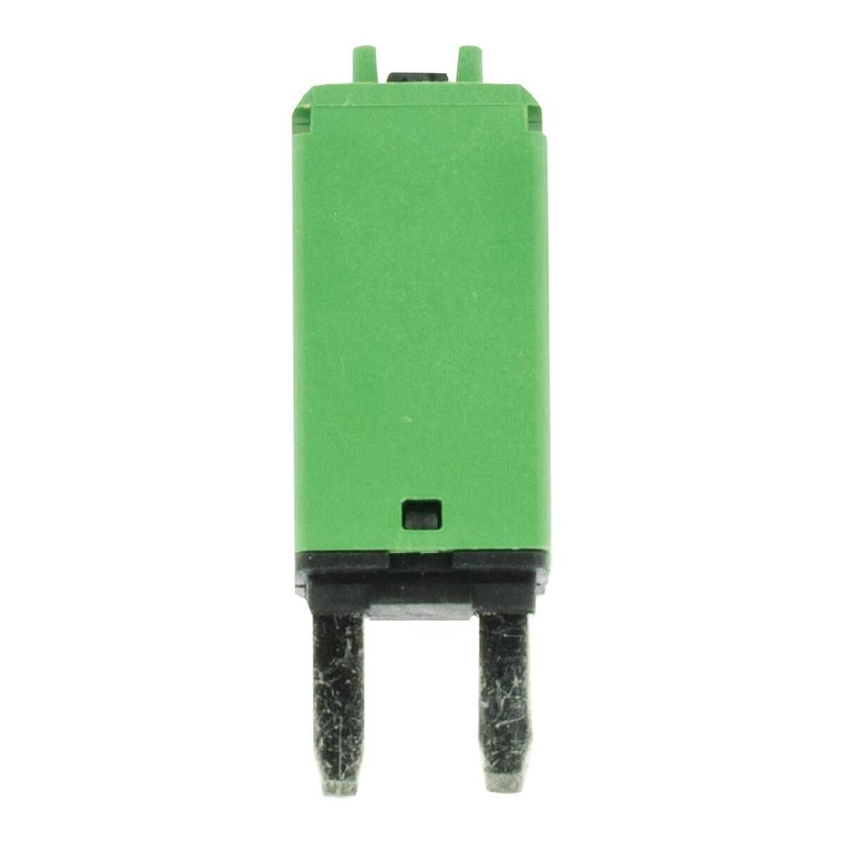 CIRCUIT BREAKER 233 SERIES TYPE111 MINI BLADE PLUG IN 30a GREEN JAYLEC, , scanz_hi-res