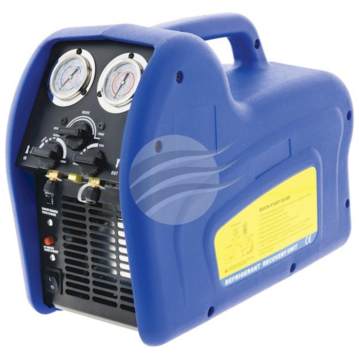 RECOVERY UNIT R134A, 1/2 HP SINGLE CYL WITH OIL SEPARATOR, , scanz_hi-res