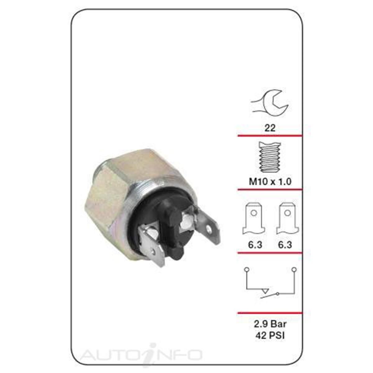 (TBS1102) BRAKE LIGHT SWITCH, , scanz_hi-res