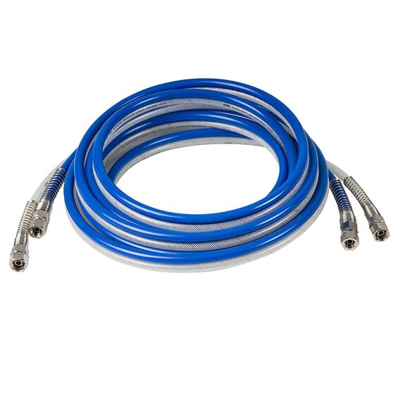 IWATA TWIN AIR/PAINT REINFORCED HOSE 8MM X 2M + FITTINGS, , scanz_hi-res
