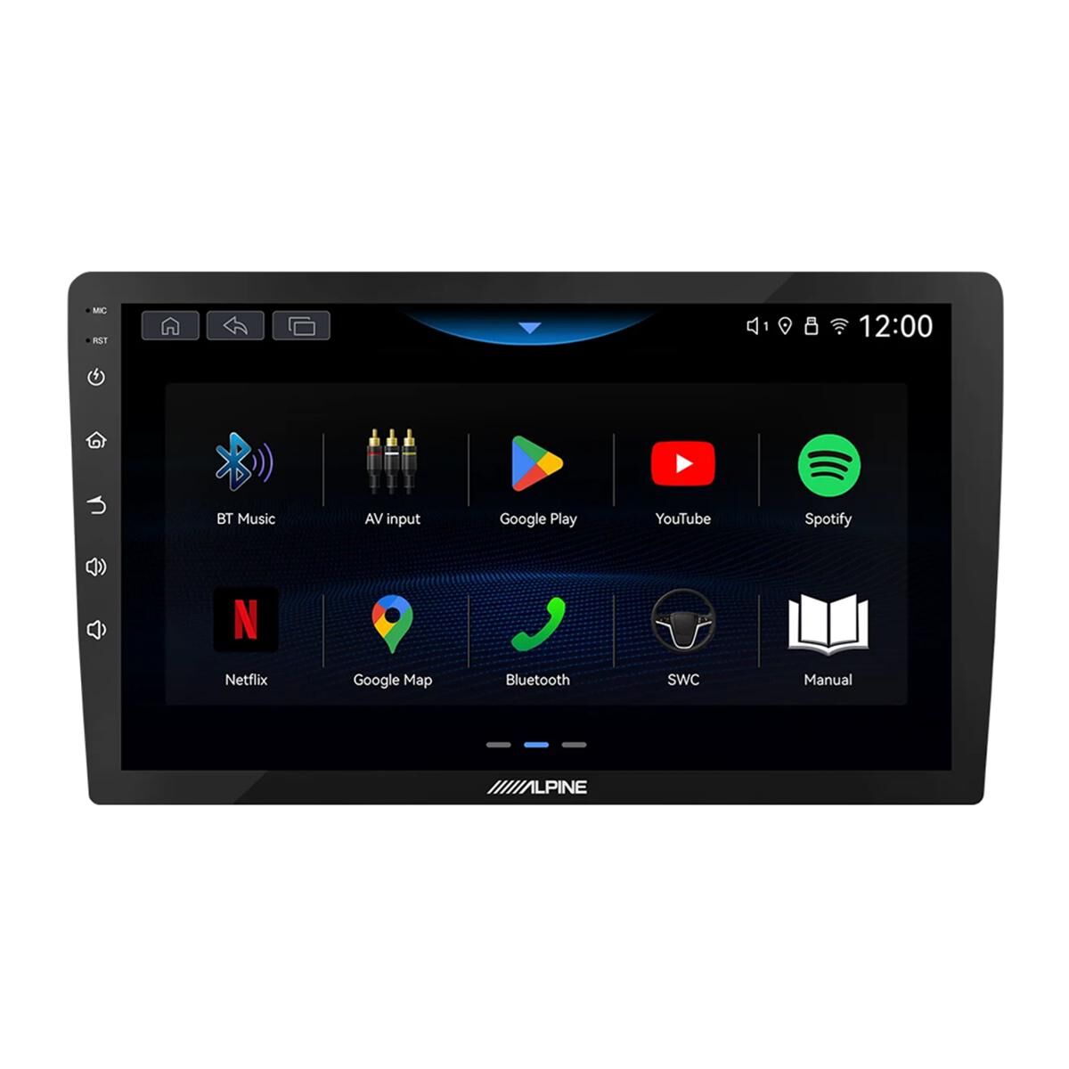 ALPINE HEAD UNIT 9" MIRROR LINK MULTIMEDIA RECEIVER WITH ALPINE OS (RAM4/64GB), , scanz_hi-res