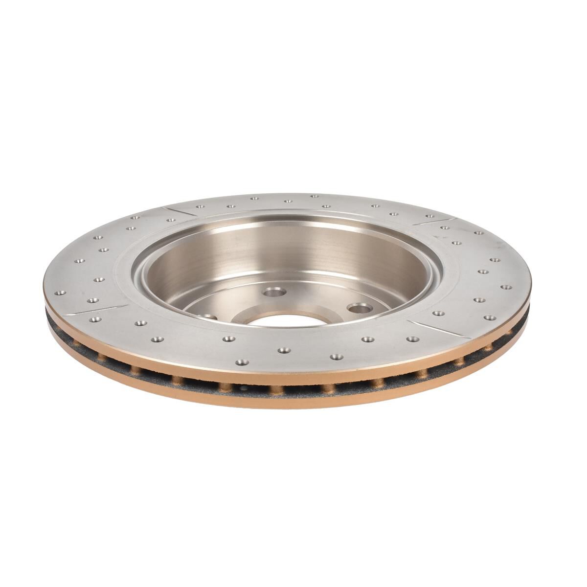 Street Gold Cross-drilled/slotted KP [ Commodore VE/VF V8 06-> R ], , scanz_hi-res