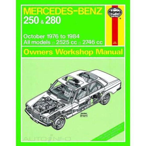 MERCEDES-BENZ 250 & 280 123 SERIES PETROL (1976 - 1984), , scanz_hi-res