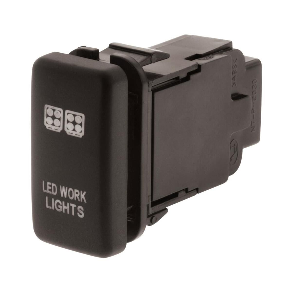 SWITCH PUSH BUTTON ON / OFF OE RPL 12V WORK LIGHT AMBER  ILLUM T/S EARLY TOYOTA   HULK, , scanz_hi-res