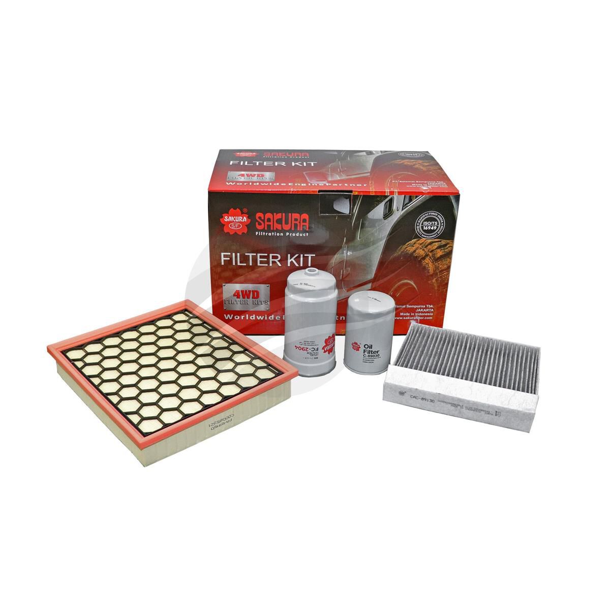 FILTER KIT OIL AIR FUEL CABIN, , scanz_hi-res