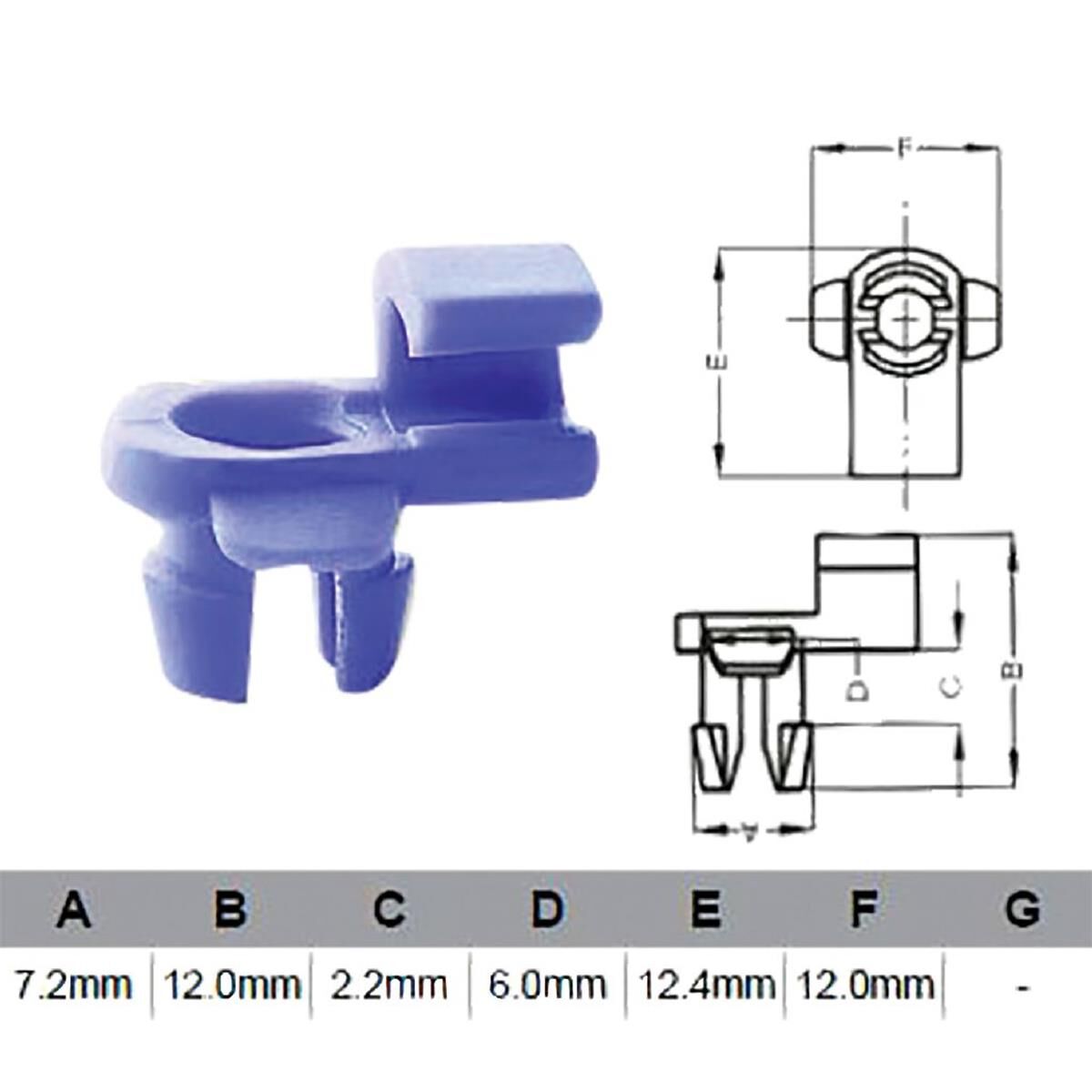 PKT 10 DOOR LOCK CLIP UNIVERSAL  JAYLEC, , scanz_hi-res