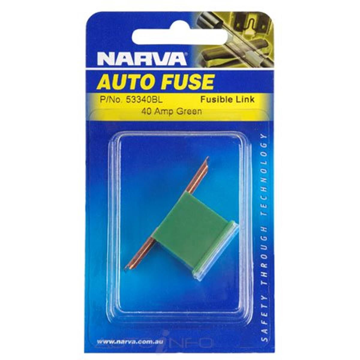 FUSE LINK L SHORT 40A GREEN, , scanz_hi-res