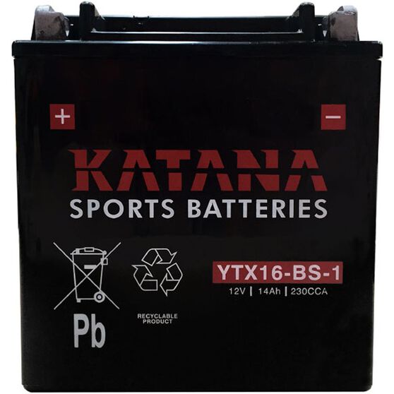 YTX16-BS-1 Katana Motorcycle Battery, , scanz_hi-res