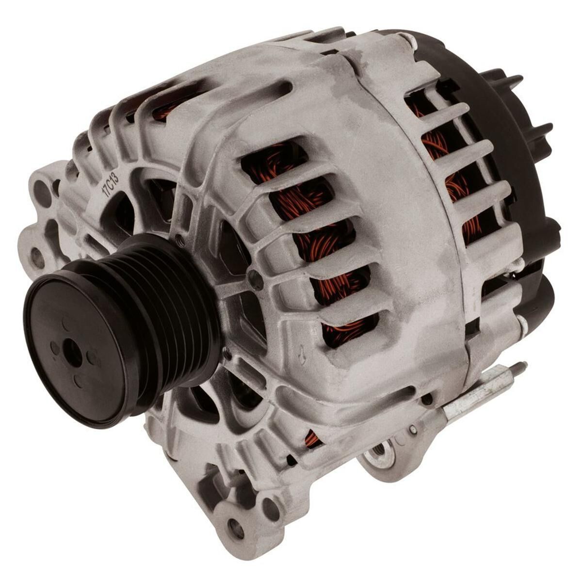 ALT 14V 140A INT REG, INT FAN VW, AUDI 1.4TFSI, 2012- LIN2, 6PV CLUTCH PULLEY, , scanz_hi-res