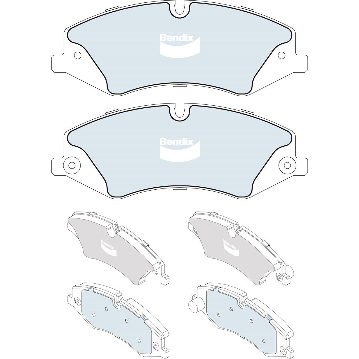 NZ BENDIX BRAKE PAD SET, , scanz_hi-res