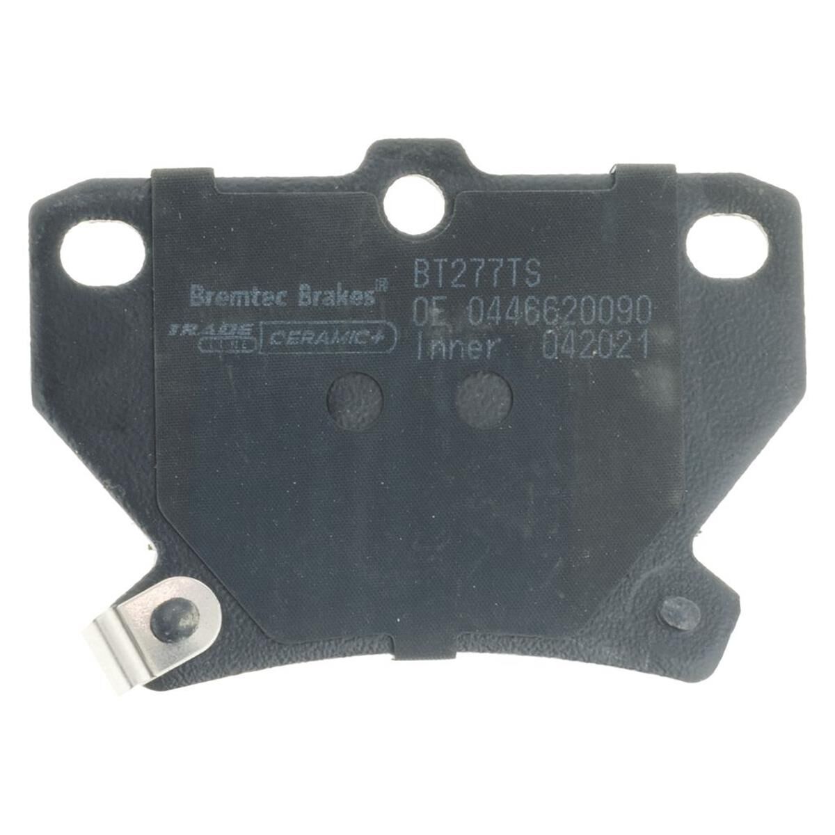 TRADE-LINE BRAKE PAD REAR SET COROLLA ZZE PRIUS NH VITZ SCP ALLEX CELICA FUNCARGO DB1429, , scanz_hi-res