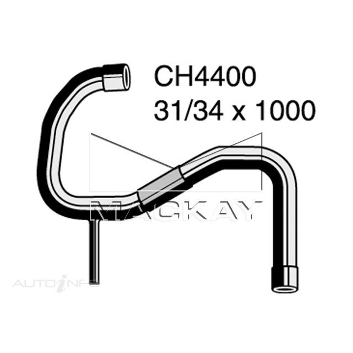 RADIATOR UPPER HOSE  - VOLKSWAGEN GOLF TYPE 2 - 1.6L I4  DIESEL - MANUAL & AUTO, , scanz_hi-res