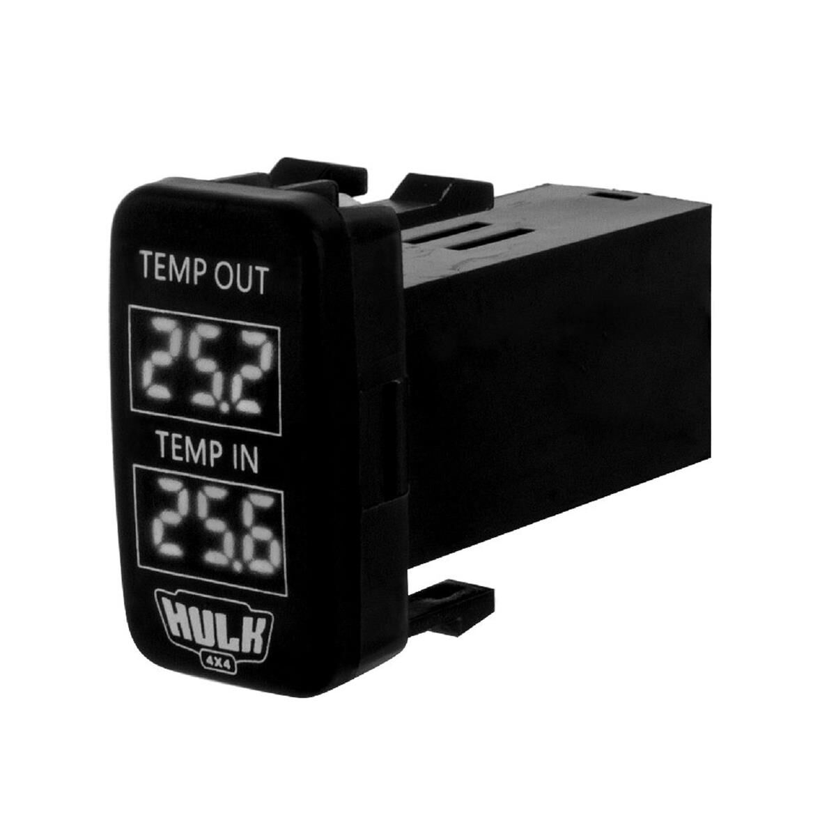 DUAL TEMPERATURE METER OE RPL EARLY TOYOTA WHITE LED 40 x 22mm, , scanz_hi-res