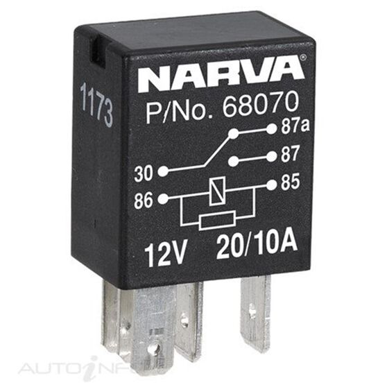 5 Pin Micro Relay 12v 20 10a
