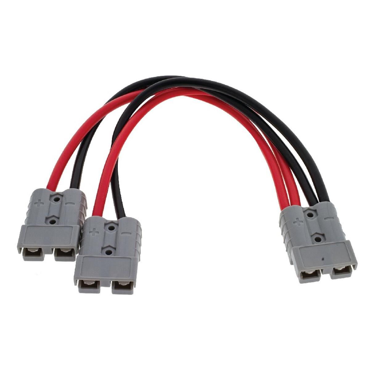 ANDERSON - 2xANDERSON PLUG 50a PARALLEL CABLE ASSY 300mm LNG, , scanz_hi-res